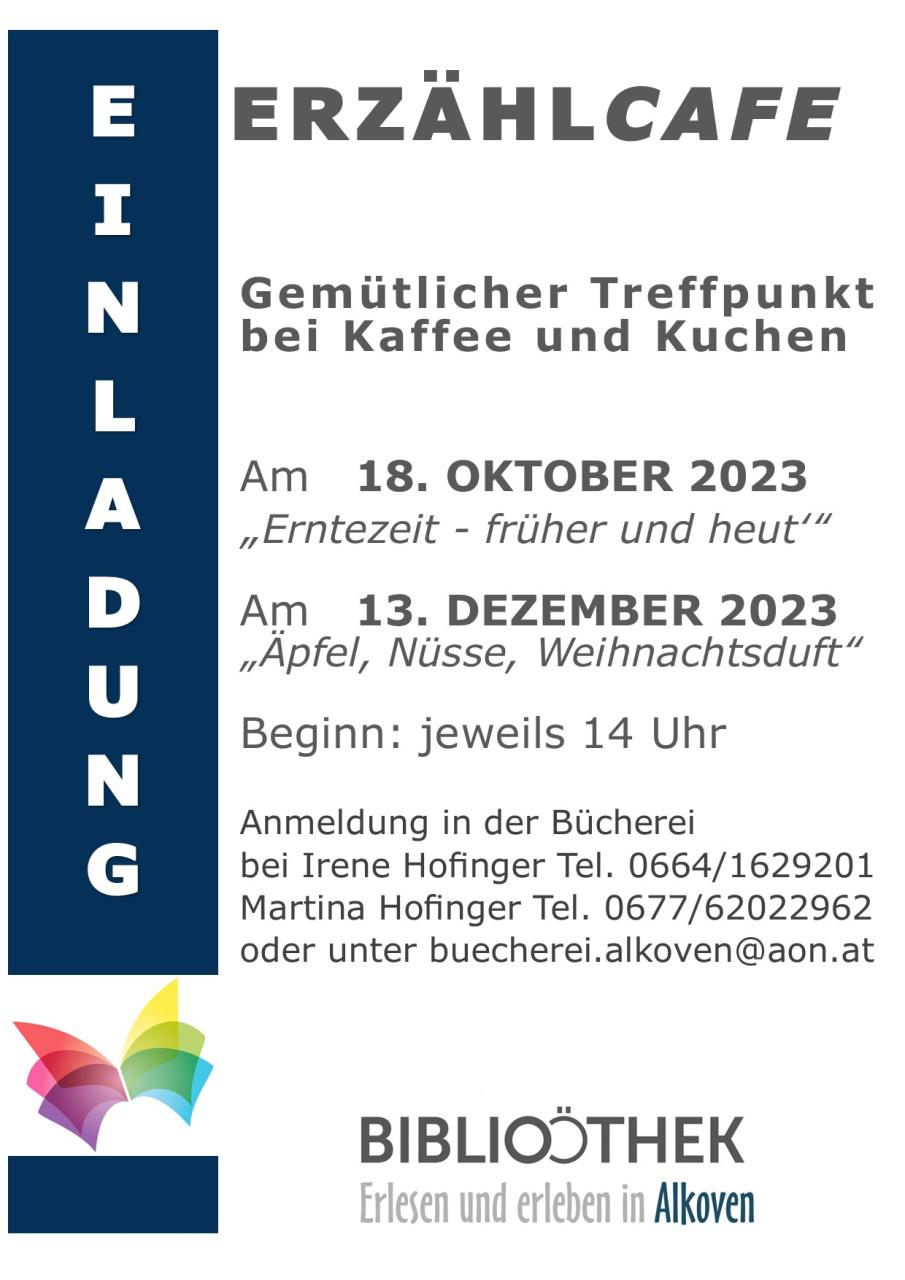 Plakat Erzählcafé